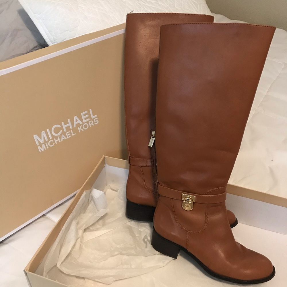 Like NEW MK Brown boots